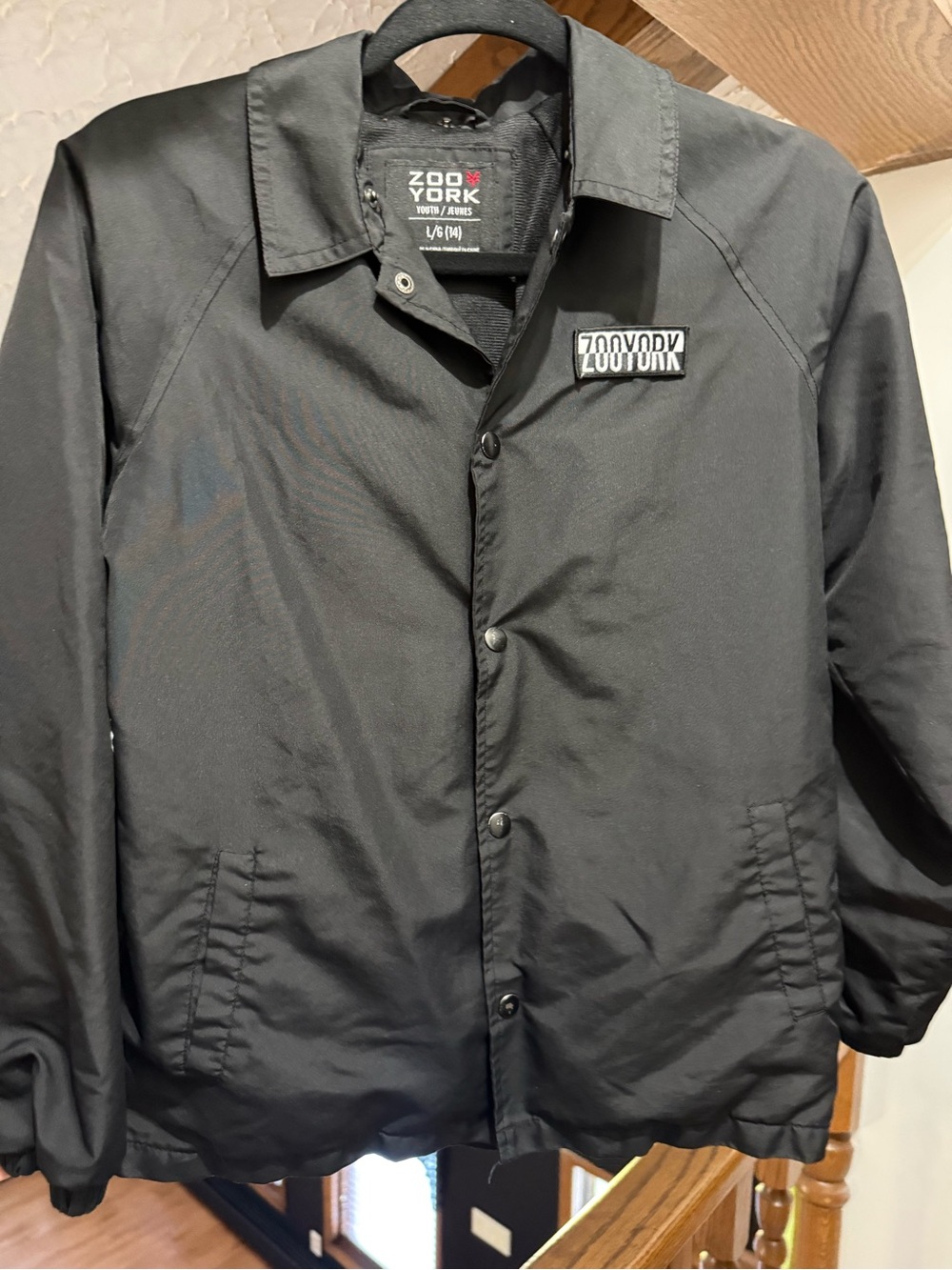 Zoo York Men’s Black Coach Jacket